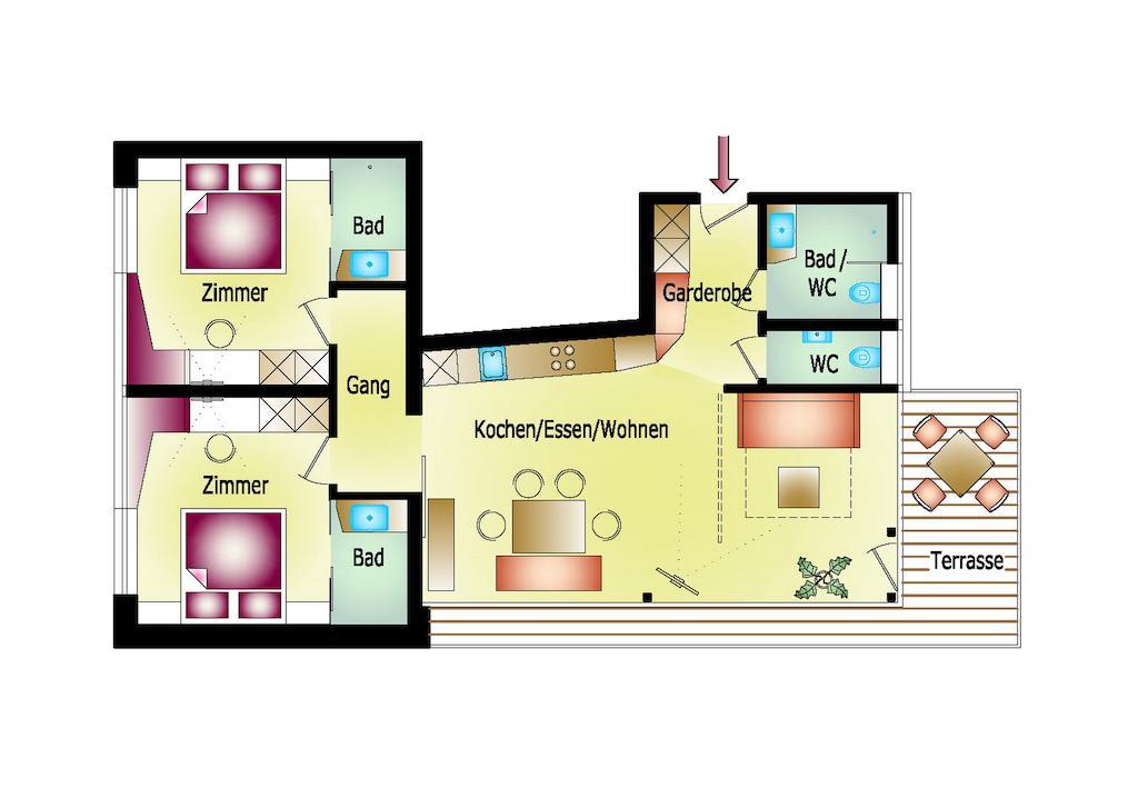 Thurnbach - Top Level Apartments Aschau Im Zillertal Номер фото