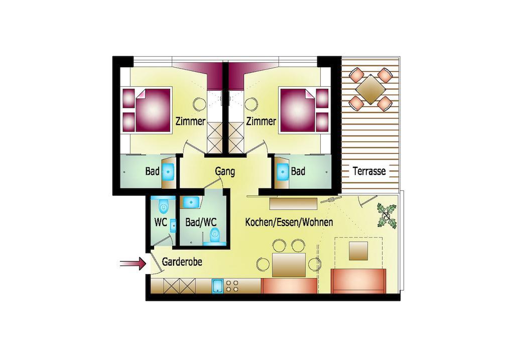 Thurnbach - Top Level Apartments Aschau Im Zillertal Номер фото
